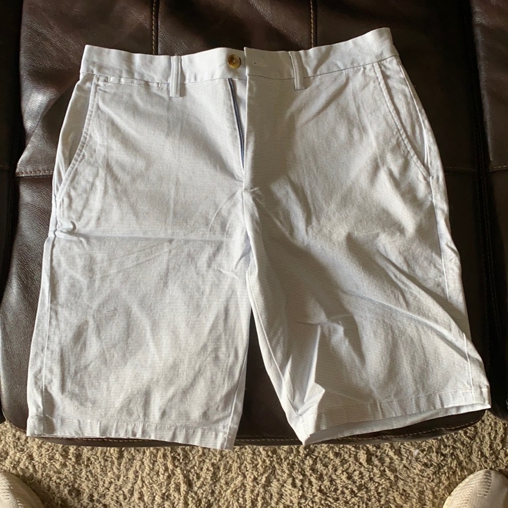 Blue stripe Old Navy chino shorts - size 32